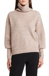 Ted Baker Cchloe Wool Blend Turtleneck Sweater In Light Pink