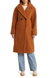 Sam Edelman Teddy Coat In Cognac