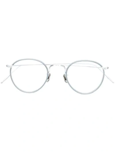 Eyevan7285 Round Shaped Glasses In Metallic