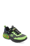 Skechers Little Kids Mega-craft 4k Fastening Strap Casual Sneakers From Finish Line In Lime
