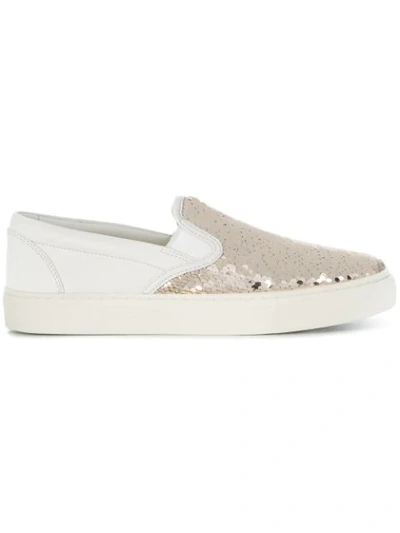 Tory Burch Carter Slip-on Sneakers In White