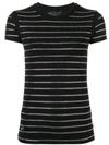 Philipp Plein Strass T-shirt In Black