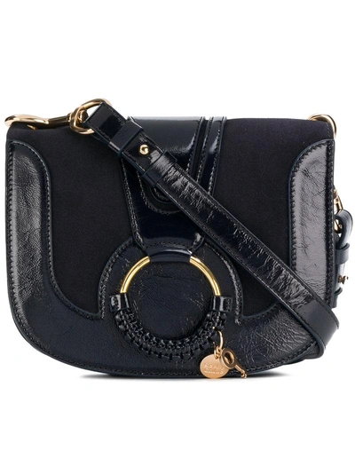 See By Chloé Small Hana Cross Body Saddle Bag - Blue