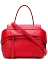 Tod's Wave Medium Tote - Red