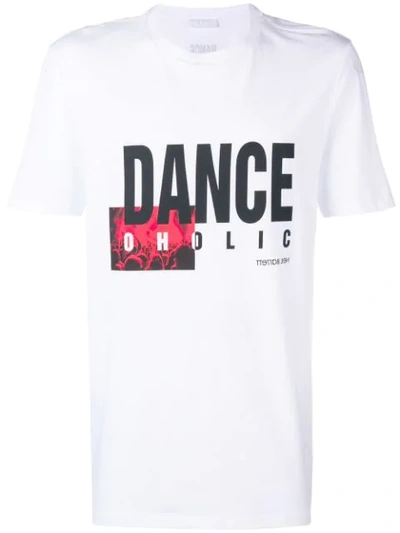 Neil Barrett Short Sleeve T-shirt In Bianco Nero Rosso