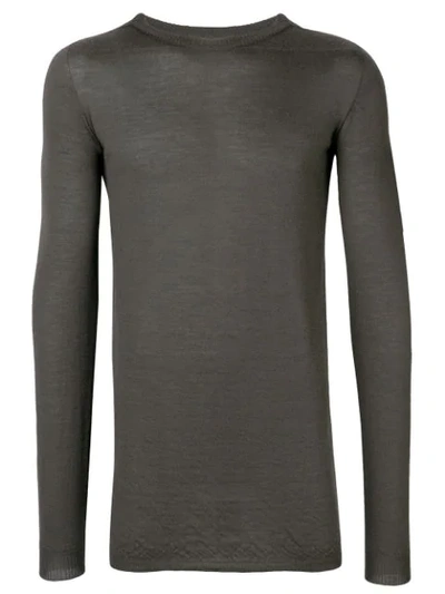 Rick Owens Cashmere Crew Neck Jumper - Green