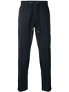 Dolce & Gabbana Fitted Track Trousers In Blue