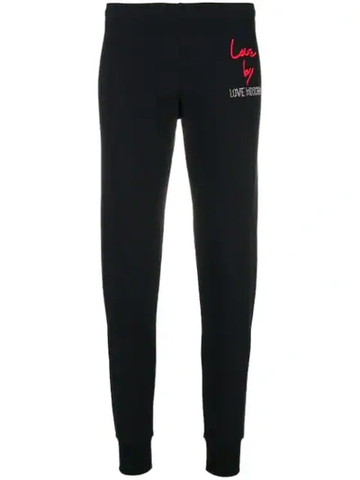 Love Moschino Love By Leggings - Black