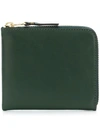 Comme Des Garçons All Around Zip Wallet In Green