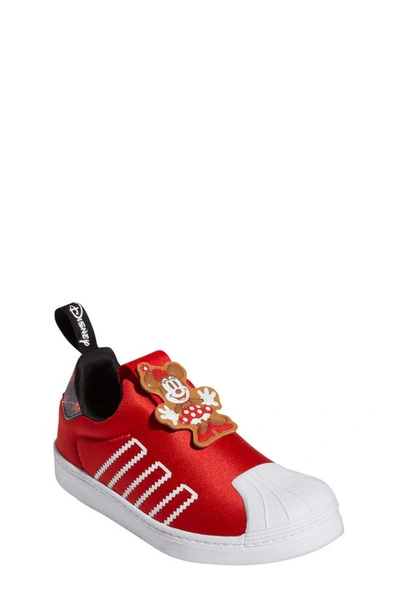 Adidas Originals Kids' Superstar 360 Sneaker In Red/ Footwear White