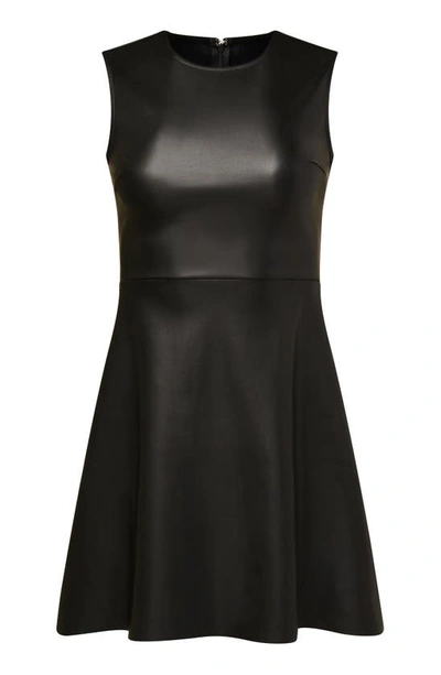 biker leather dress Vintage Mario Zarelli Leather Moto Pencil Dress – Recess main image 1