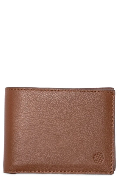 Johnston & Murphy Bifold Wallet In Tan