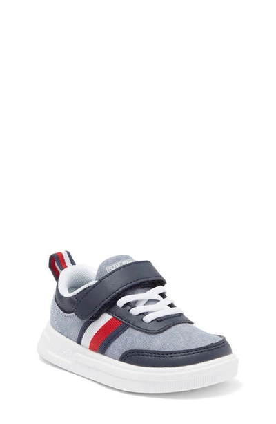 Tommy Hilfiger Kids' Cayman 2.0 Sneaker In Blue Chambray