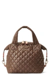 Mz Wallace Small Sutton Deluxe Tote In Walnut