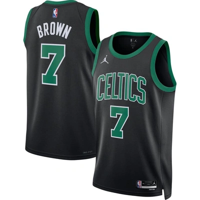 Jordan Brand Unisex  Jaylen Brown Black Boston Celtics Swingman Jersey