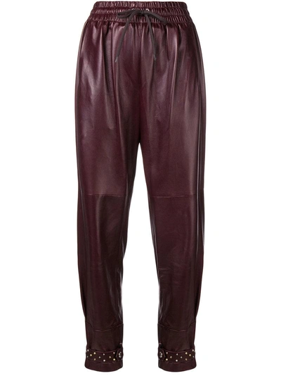 Givenchy Elasticated Waist Trousers - Red