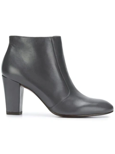 Chie Mihara Huba Heeled Ankle Boots In Grey