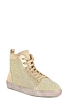 Ninety Union Foxy High Top Sneaker In Gold