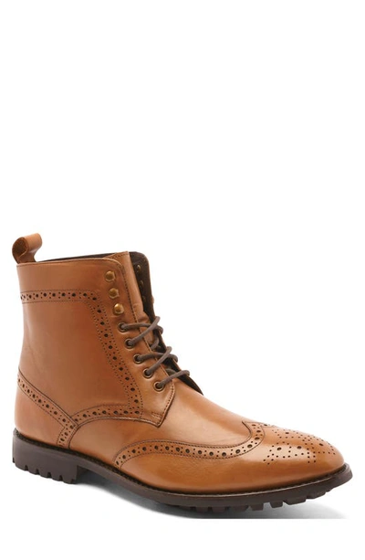 Anthony Veer Grant Wingtip Boot In Walnut