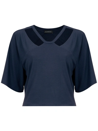 Olympiah Camino Cropped Top In Blue