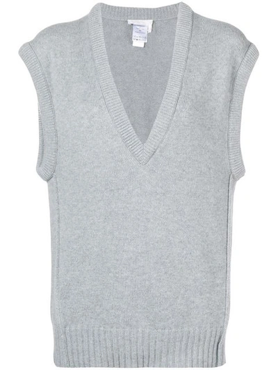 Chloé Longline Sweater Vest In Grey