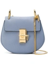 Chloé Drew Shoulder Bag In Blue