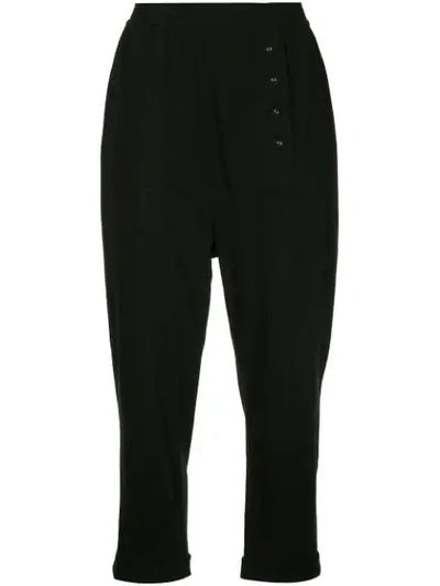 Taylor Knit Relief Trousers In Black