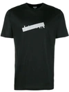 Lanvin T-shirt Mit Logo-print In Black