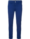 J Brand Cropped Skinny Jeans - Blue