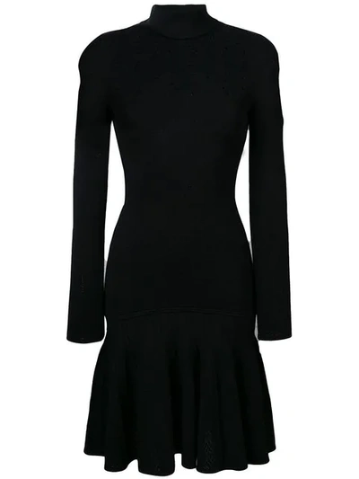 Roberto Cavalli Knit Detail Dress - Black