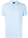 Emporio Armani Classic Polo Shirt In Blue