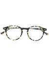 Epos Tortoiseshell Round Glasses In Brown