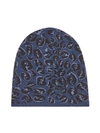 Fendi Jacquard Ff Logo Beanie - Blue