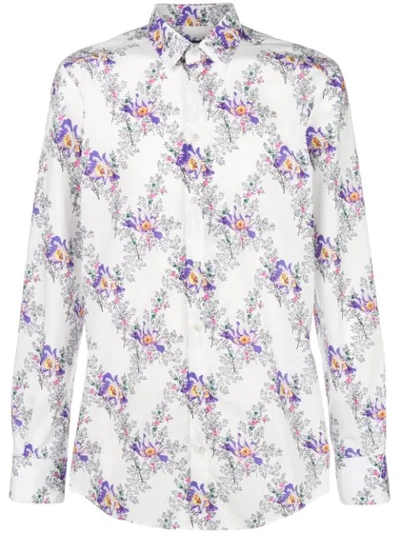 Dolce & Gabbana Floral Print Shirt - White