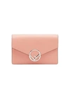 Fendi Wallet On Chain Mini Bag In Pink