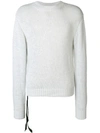 Ben Taverniti Unravel Project Longsleeved Loose Fitted Sweatshirt In Grey