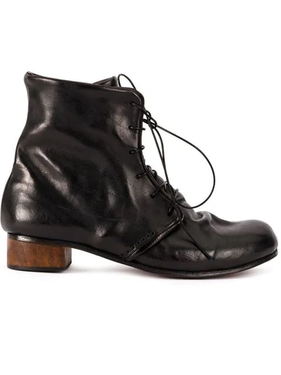 Munoz Vrandecic Laced Ankle Boots - Black