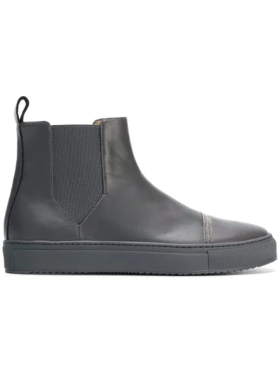 Fabiana Filippi Ankle Boots In Lead