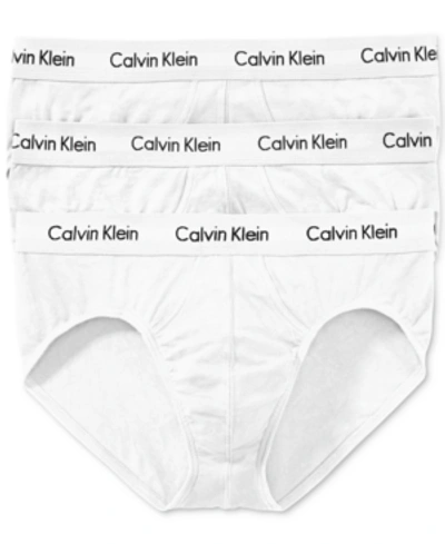 Calvin Klein 3-pack Stretch Briefs In White