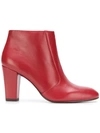 Chie Mihara Huba Heeled Ankle Boots - Red