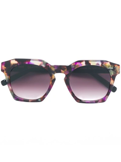 Mcm Tinted Squared Sunglasses - Black