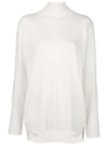 Agnona Cashmere Oversized Sweater In White