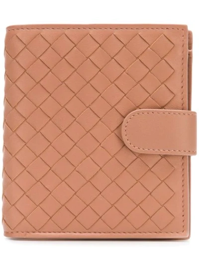 Bottega Veneta Intrecciato Wallet - Neutrals