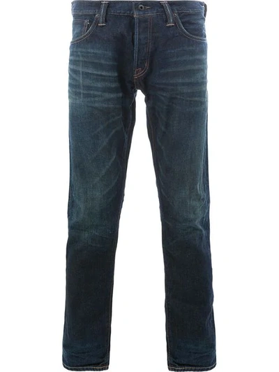 Mastercraft Union Perfectly Fittred Straight Leg Jeans In Blue