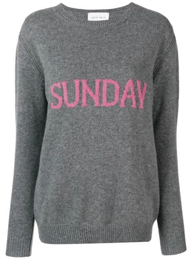 Alberta Ferretti Sunday Jumper In Grey