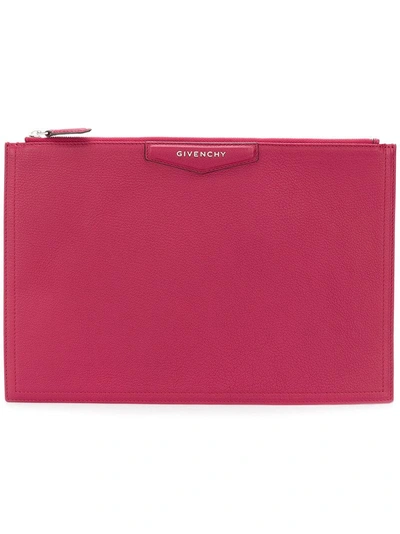 Givenchy Antigona Clutch Bag - Pink