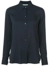 Vince Classic Collar Shirt In Black
