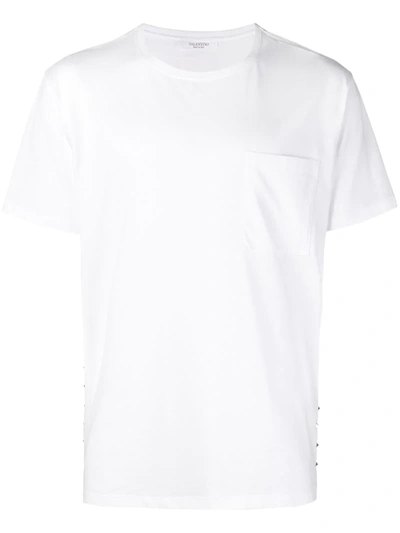 Valentino Rockstud Untitled T-shirt In White