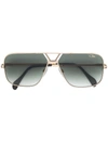 Cazal Pilot-frame Sunglasses In Metallic