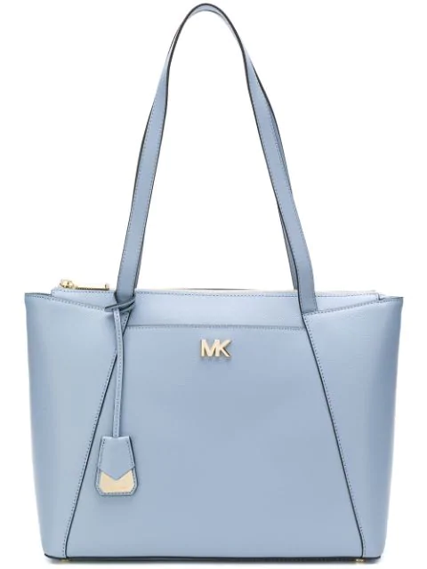 mk tote bag blue